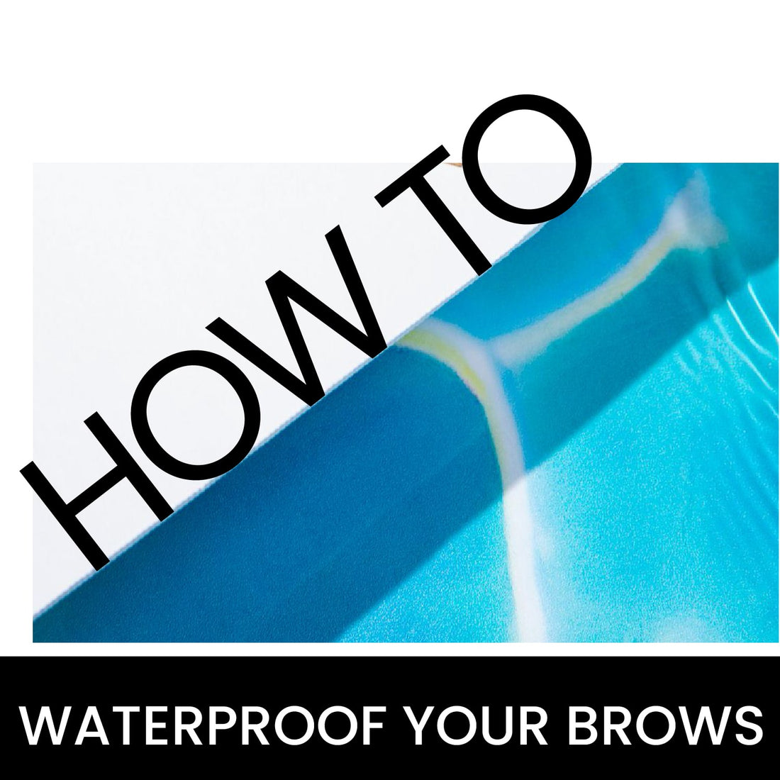 What makes eyebrow pens waterproof?